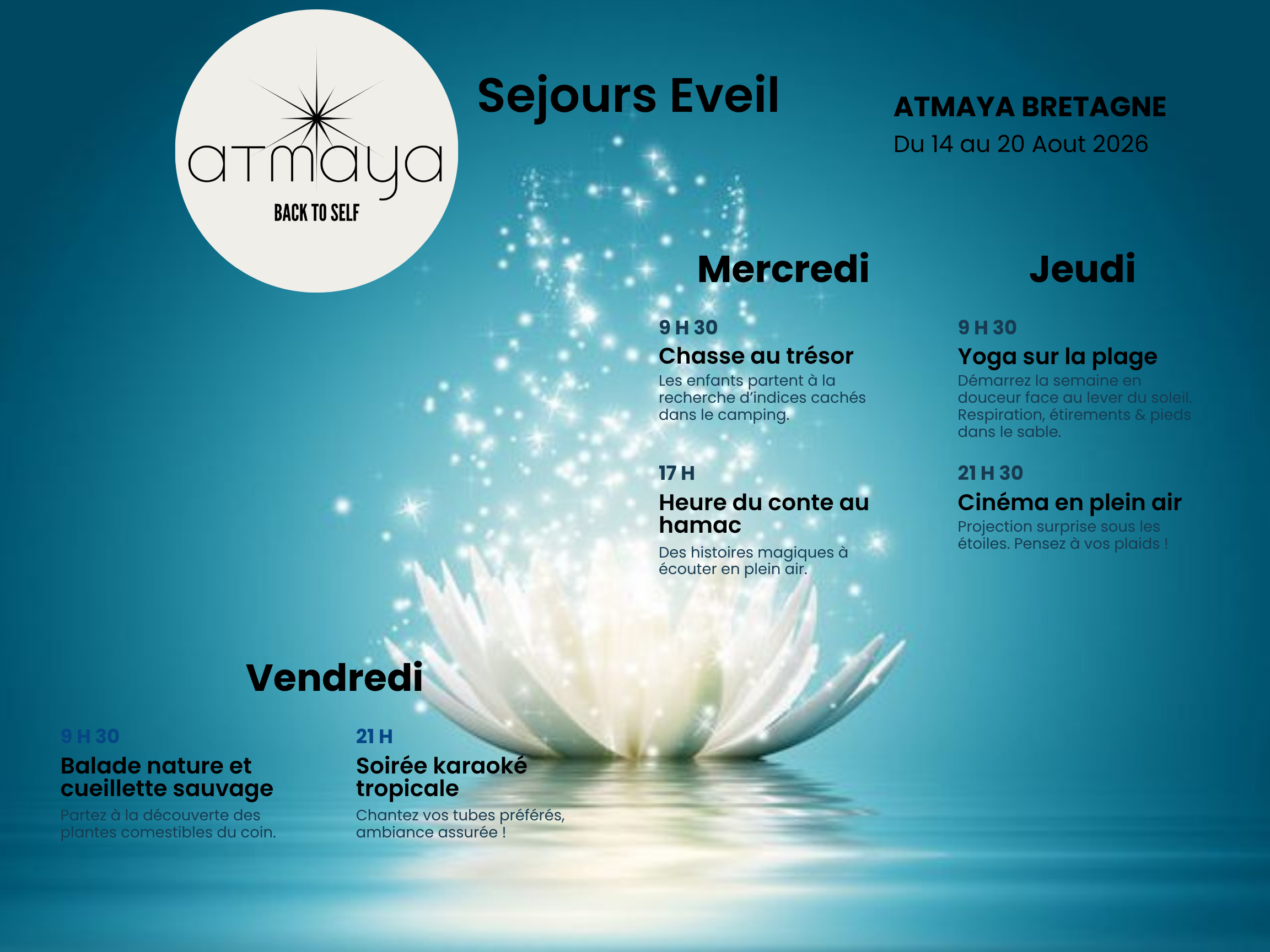 Sejour Eveil 3 Jours