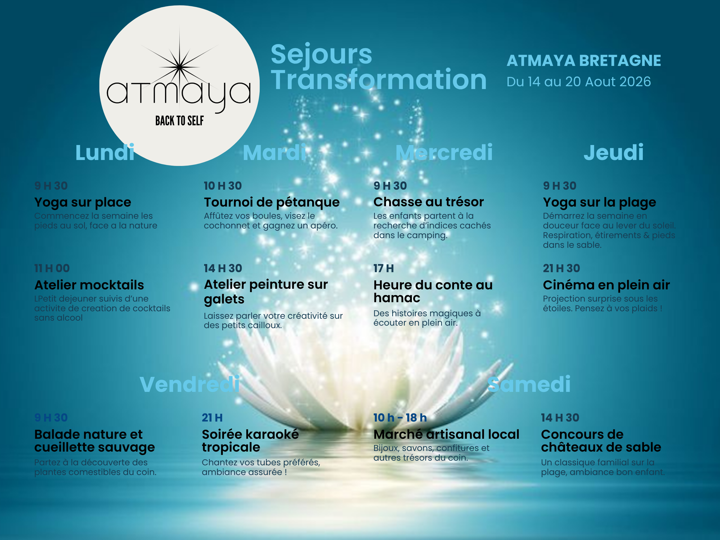 Sejour Transformation 7 Jours